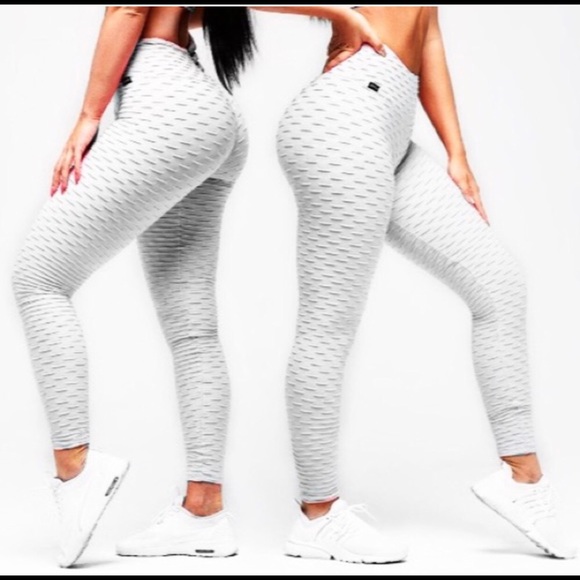 Brazilian Honeycomb Fitness Leggings - Picture 2 of 8